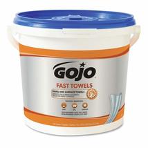 GOJO Industries 6298-04 Fast Towels 6.93 in. x 7.93 in. Hand Cleaning Towels (13 - £106.94 GBP