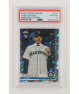 2019 Topps Chrome Yusei Kikuchi Edizione Zaffiro #632 PSA 10 Gemma Perfetta - $182.90 CAD