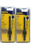 Irwin 373001 3/8&quot; Shank Tige Hole Saw Mandrel, 9/16&quot; - 1-3/16&quot; Pack of 2 - £11.62 GBP