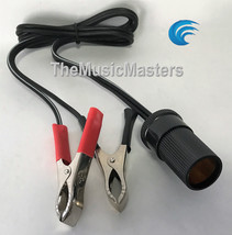 12V Battery Lighter Plug Socket Clip-On 3ft Car Boat Power Outlet Adapter VWLTW - £7.31 GBP