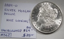 1884-O Silver Morgan Dollar UNC Coin AN548 - £49.84 GBP