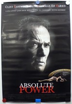 ABSOLUTE POWER 1996 Clint Eastwood, Gene Hackman, Ed Harris,E.G. Marshall-Poster - £14.51 GBP