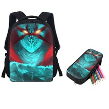 Twoheartsgirl Gurren Lagann Cartoon Kids School Bags Children Boys Girls Backpac - £38.49 GBP