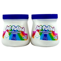 Jet-Puffed Marshmallow Creme Sweet Marshmallows Taste 7 oz Jar - Kraft 2 PACK - £15.43 GBP
