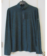 GAPFit Mockneck Long Sleeve Active 1/2 Zip Pullover Jasper Green Men&#39;s S... - $461.01 MXN