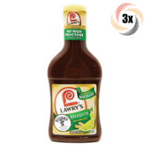 3x Bottles Lawry&#39;s Mesquite Marinade | With Lime | 12oz | Fast Shipping - £22.15 GBP
