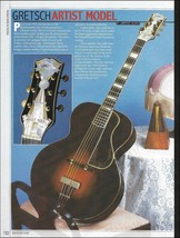 The 1939 Gretsch Artist Model 150 Guitar history article pin-up photo print - £3.37 GBP