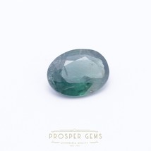 1.3cts, Natural Green Sapphire Gemstone, 8x6mm, Oval Cut - September Birthstone, - £31.96 GBP