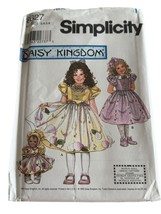 Simplicity Sewing Pattern 8627 Daisy Kingdom Dress Apron Girls 3-6 Doll Clothes - £5.56 GBP