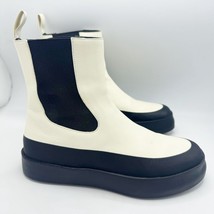 Zaniah two-tone leather Chelsea Ankle boots Size EU 36 White &amp; Black - $190.00
