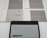 2007 Nissan Quest Owners Manual Set with Handbook With Case OEM H03B37011 - $31.49