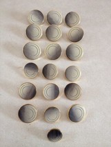 Lot of 19 Vintage Retro Art Deco Plastic Brass Shank Buttons 2.25cm 2cm ... - £13.42 GBP
