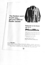 1971 Ad Smiths Clothing Store, Oakland, Ca.  Raiders Windbreaker by Van ... - $167.57 MXN