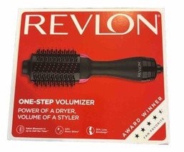 Revlon One-Step Hair Dryer And Volumizer Hot Air Brush, Pink/Black - Ope... - $14.95