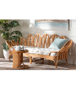 Noemi Bohemian Light Honey Rattan Daybed - $16,926.57 MXN