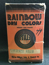 Vtg Drug Store Pharmacy Original Box Rainbow Dry Powder Rosin Maplewood NJ - $34.95