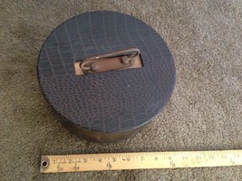 Vintage Poker Chip Set With Wood Carousel, Caddy &amp; Cover,  Various Chips - $60.99 CAD