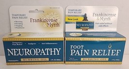2 Pack (2 oz) Frankincense &amp; Myrrh Neuropathy Rubbing Oil, EXP. 10/24 06/26 - £30.97 GBP