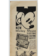 1936 Mickey Mouse Casting Kit Advertisement Home Foundry Manufacturing E... - $374.96 MXN