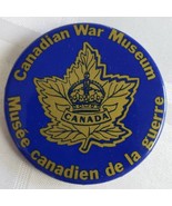 VINTAGE CANADIAN WAR MUSEUM CANADA PINBACK BUTTON WEAR PROMOTIONAL MILITARY - £11.79 GBP