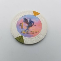 $1 VINTAGE 12TH EDITION GAMING CHIP FROM THE ALADDIN CASINO LAS VEGAS - £7.75 GBP
