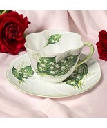 Vintage Shelley Dainty Pattern English Cup &amp; Saucer Set Lily of the Valley - $96.18 CAD