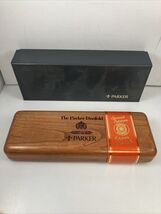 PARKER DUOFOLD SPECIAL EDITION WOOD PEN BOX (CASE ONLY) 100th ANNIVERSARY - $1,194.23 MXN