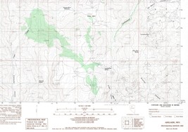 Adelaide, Nevada 1983 Vintage USGS Topo Map 7.5 Quadrangle Topographic - £18.52 GBP