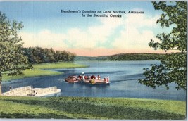 Hendersons Landing on Lake Norfork in the Ozarks Arkansas Postcard - £8.72 GBP