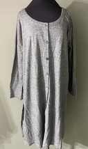 Pure Jill Affinity French Terry Petite Long Line Cardigan Button Front N... - $23.74