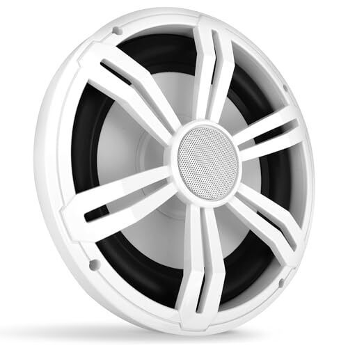 Pyle 12” 500W Slim Waterproof Marine Subwoofer with Car Speaker - $40.49