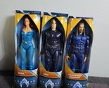  12 Inch DC Action Figure Lot Of Aquaman and The Lost Kingdom 3 Figs - £30.96 GBP