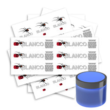 Blanco Glass Jar Labels - 60ml 3.5g Glass Jar Sticker Labels - £8.68 GBP+