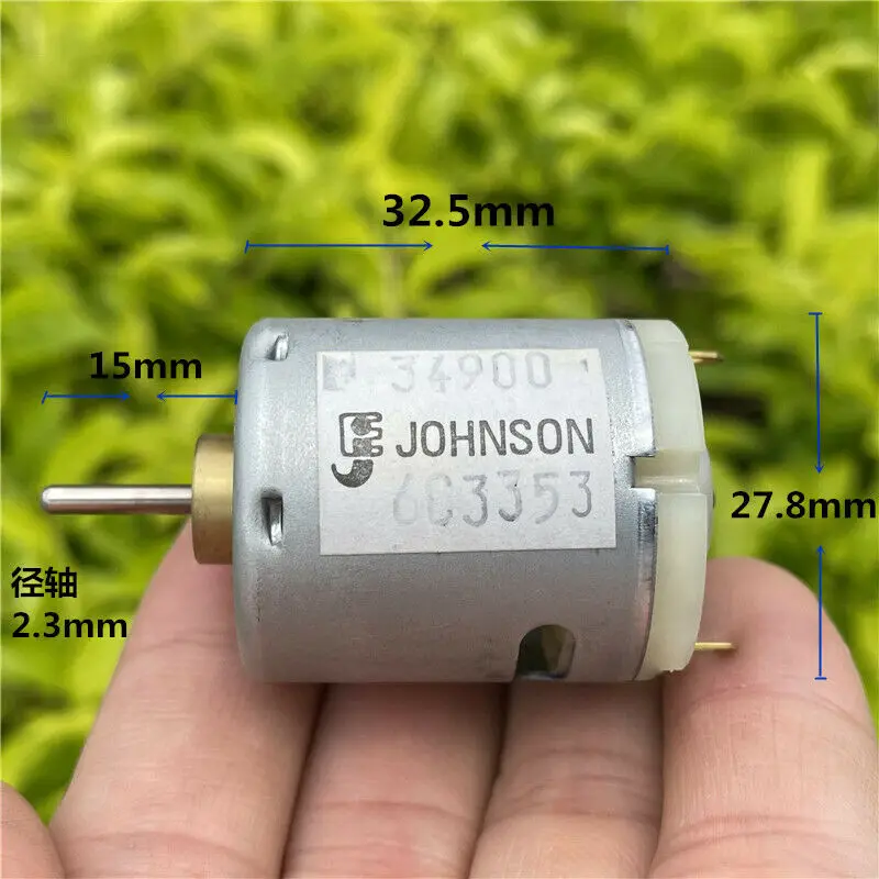 Hnson 34900 rs 365 carbon brush motor dc12v 24v 25800rpm high speed for hair dryer heat thumb200