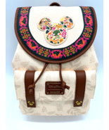 Disney Parks Animal Kingdom Loungefly Canvas Backpack Mickey Mouse Icon NWT 2023 - $96.02