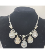 Avon Mother Of Pearl &amp; Silver-tone Necklace - £15.19 GBP