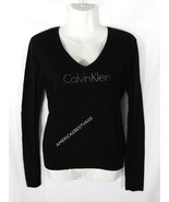 CALVIN KLEIN NEW WOMEN&#39;S SWEATER SEMI- FITTED  SIZE XS  NWT BLACK RETAIL... - $40.37 CAD