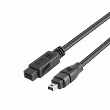 Firewire Cable 9 Pin To 4 Pin Ieee 1394 Firewire 800/400 Cable 6 Feet - £14.15 GBP