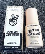 Peace Out Salicylic Acid &amp; Zinc Acne Treatment Serum 1 fl. oz. NIB EXP 2023 - $269.51 MXN