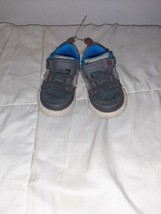 Boys Stride Rite M2P Luc Sneakers Shoes Size 4M Gray Blue Leather Made To Play - $15.00