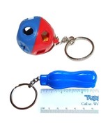 Tupperware Smidget Mini Tuppertoy ShapeO Ball &amp; EcoBlue WaterBottle Keyc... - $14.77 CAD