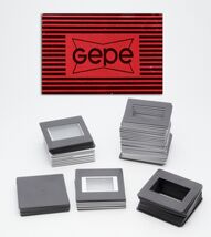 64 VINTAGE GEPE GLASS GLASSLESS BLANK 20x28mm 24x36mm 35mm 2-3/4” SLIDE ... - $10.88