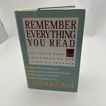 Remember Everything You Read: The Evelyn Wood 7-Da- 0812917731, hardcove... - $16.56