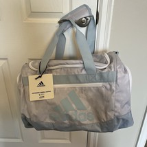 Adidas Defender IV Small Duffle Bag Stone Wash White Wonder Blue NWT - $424.80 MXN