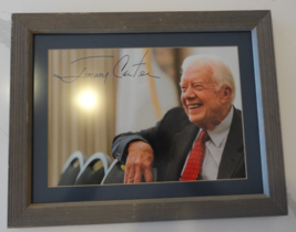 Framed President Jimmy Carter James Earl Carter In Vintage Frame 18.5 X 14.5 - £56.97 GBP