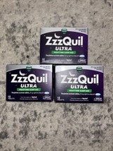 (3 Pack) VICKS ZzzQuil Ultra Nighttime Sleep-Aid - 12 Tablets Ea. - EXP 04/26 - £15.59 GBP