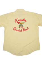 Vintage Zembo Oriental Band Shirt Mens XL 17 Short Sleeve Button Up Elbeco USA - £30.04 GBP