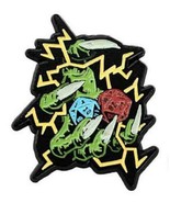 Dungeons &amp; Dragons Game Green Dragon Hand Holding Dice Metal Enamel Pin ... - £6.16 GBP