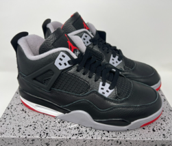 Air Jordan 4 Retro Bred Reimagined (GS) Youth Shoes FQ8213-006 Size 7Y - £171.61 GBP