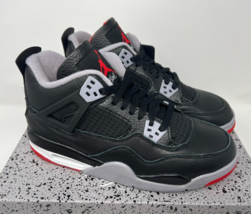 Air Jordan 4 Retro Bred Reimagined (GS) Youth Shoes FQ8213-006 Size 7Y - £171.26 GBP